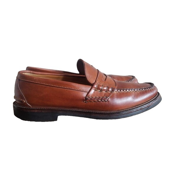ALDEN H402 MAHOGANY ANILINE CAPE COD BROWN BEEFROLL PENNY LOAFER 12D Made in USA main image 10